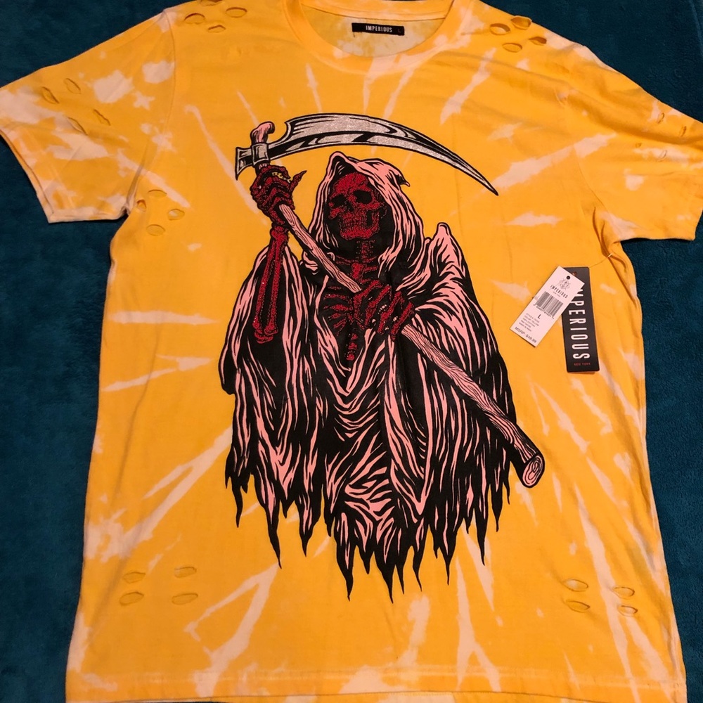 Yellow Mens T-shirt